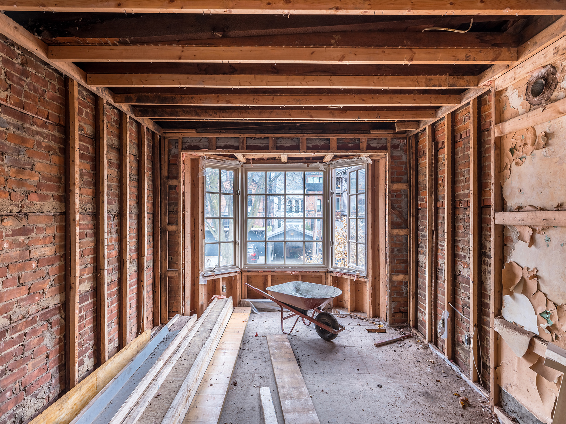 A residential refurbishment project renovating an old Victorian house